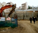 Retaining structures (Sklavenitis supermarket under construction, Filis Av., Kamatero)